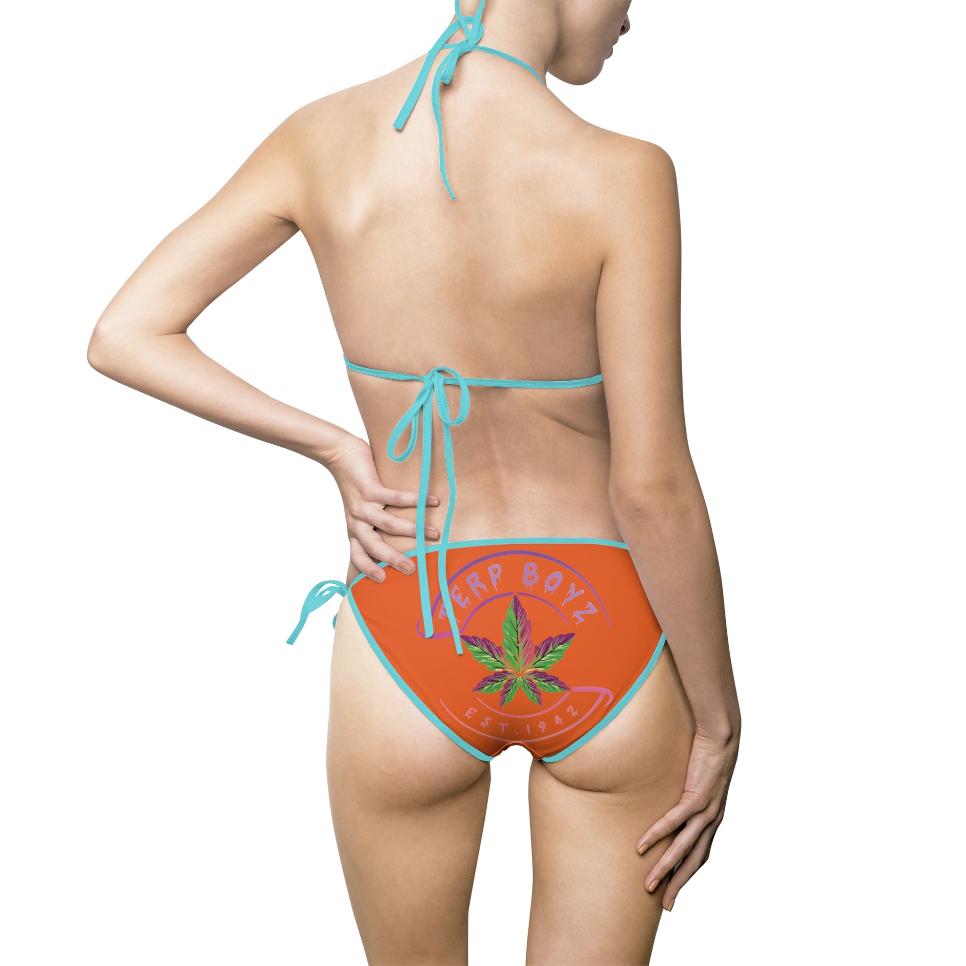 Women's Bikini Swimsuit (Orange)