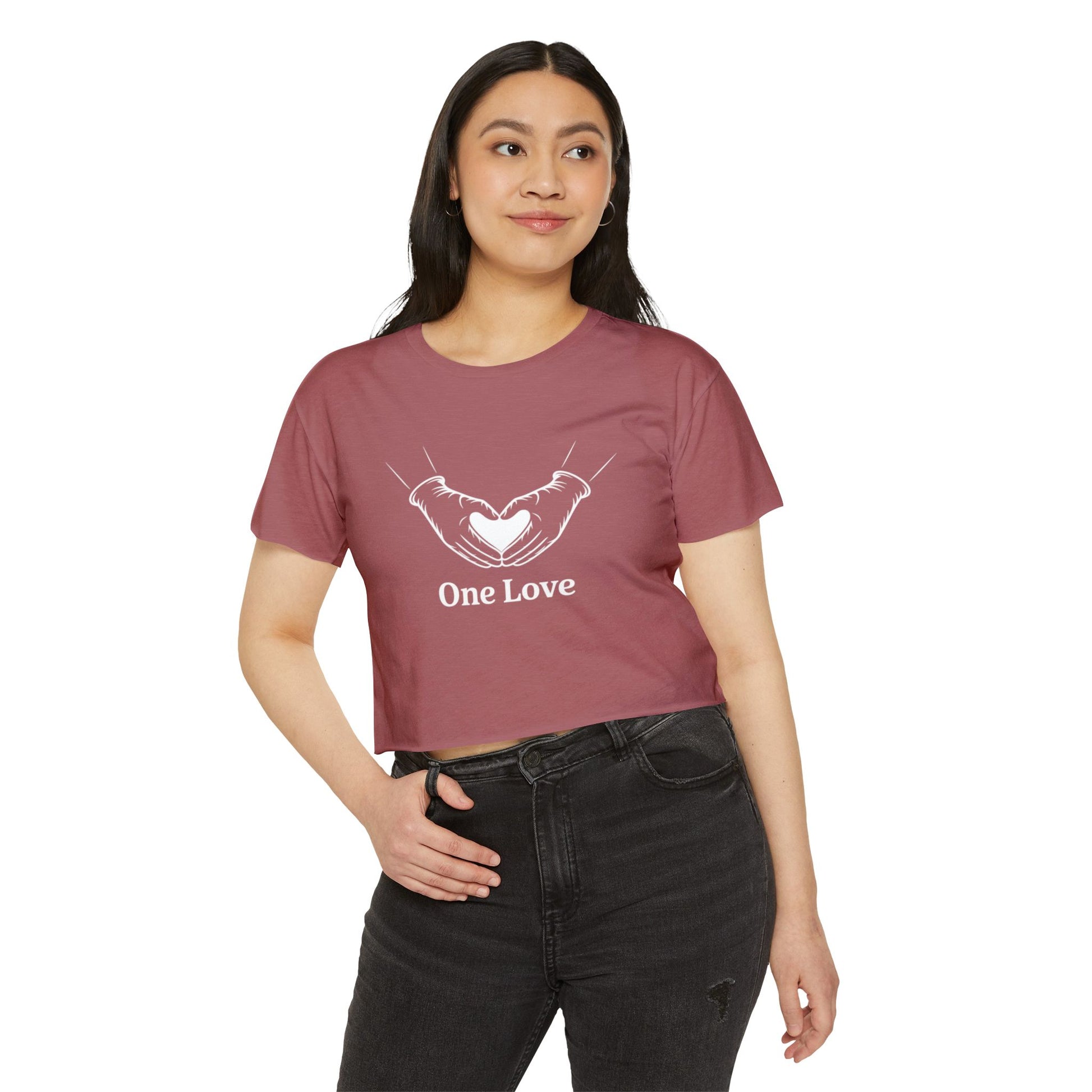One Love Crop Top