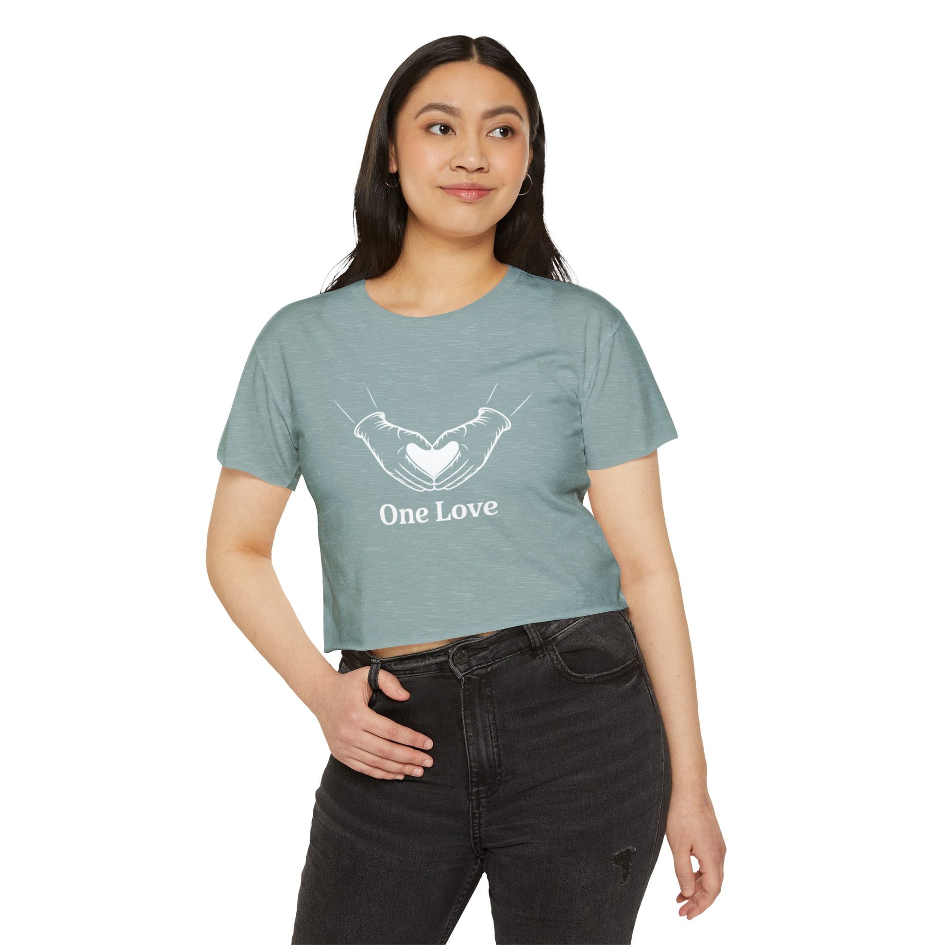 One Love Crop Top