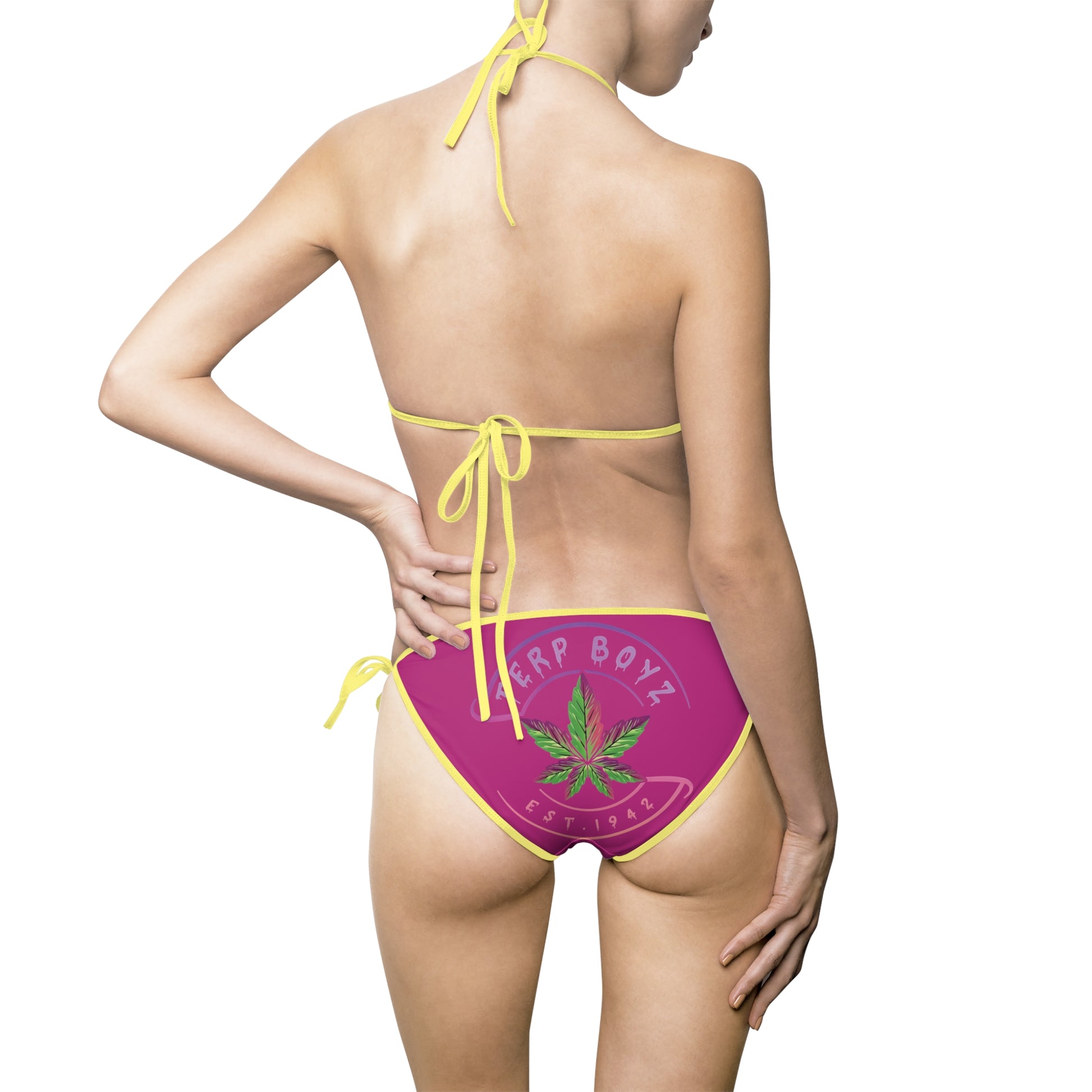 Women's Bikini Swimsuit (Pink)
