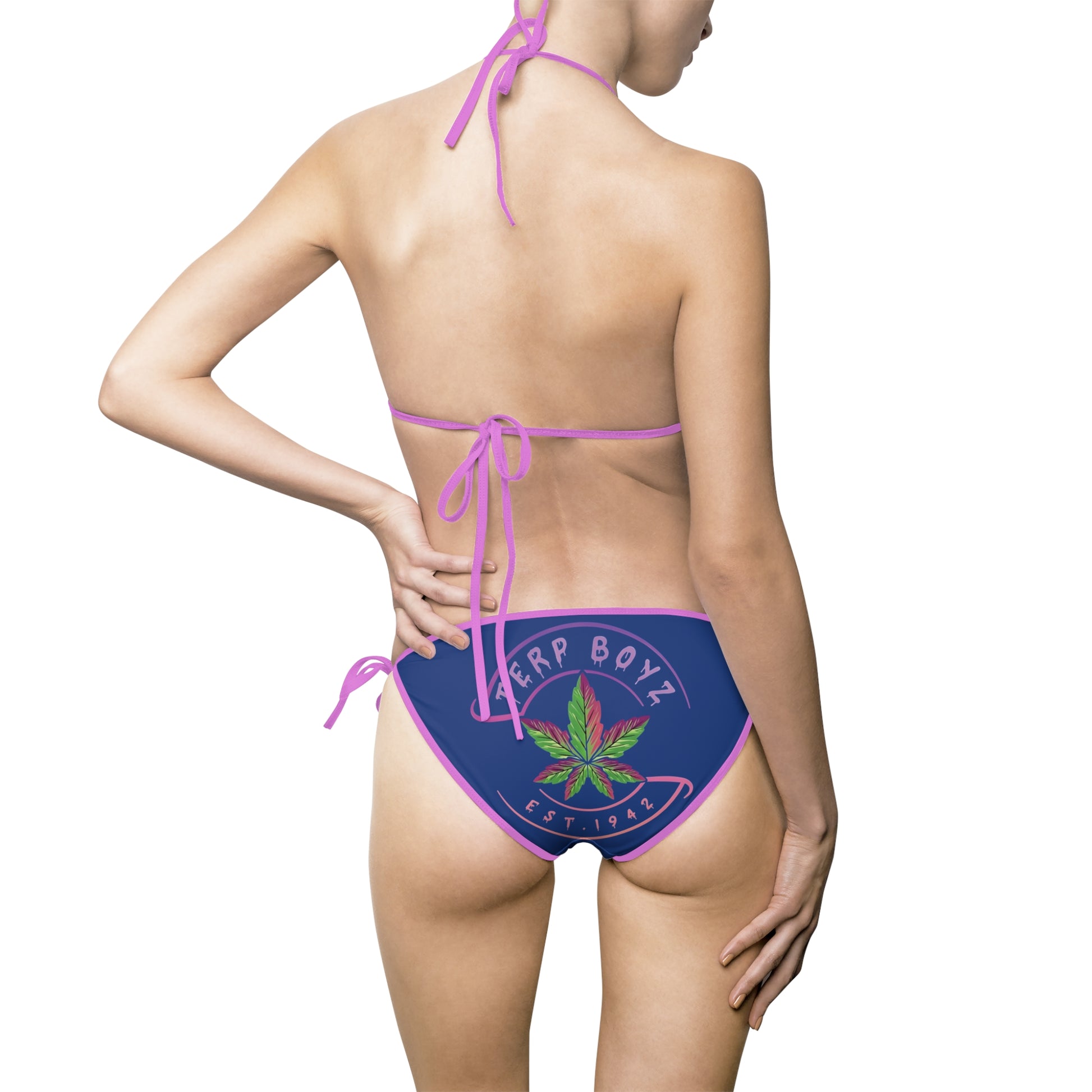 Women's Bikini Swimsuit (Blue)