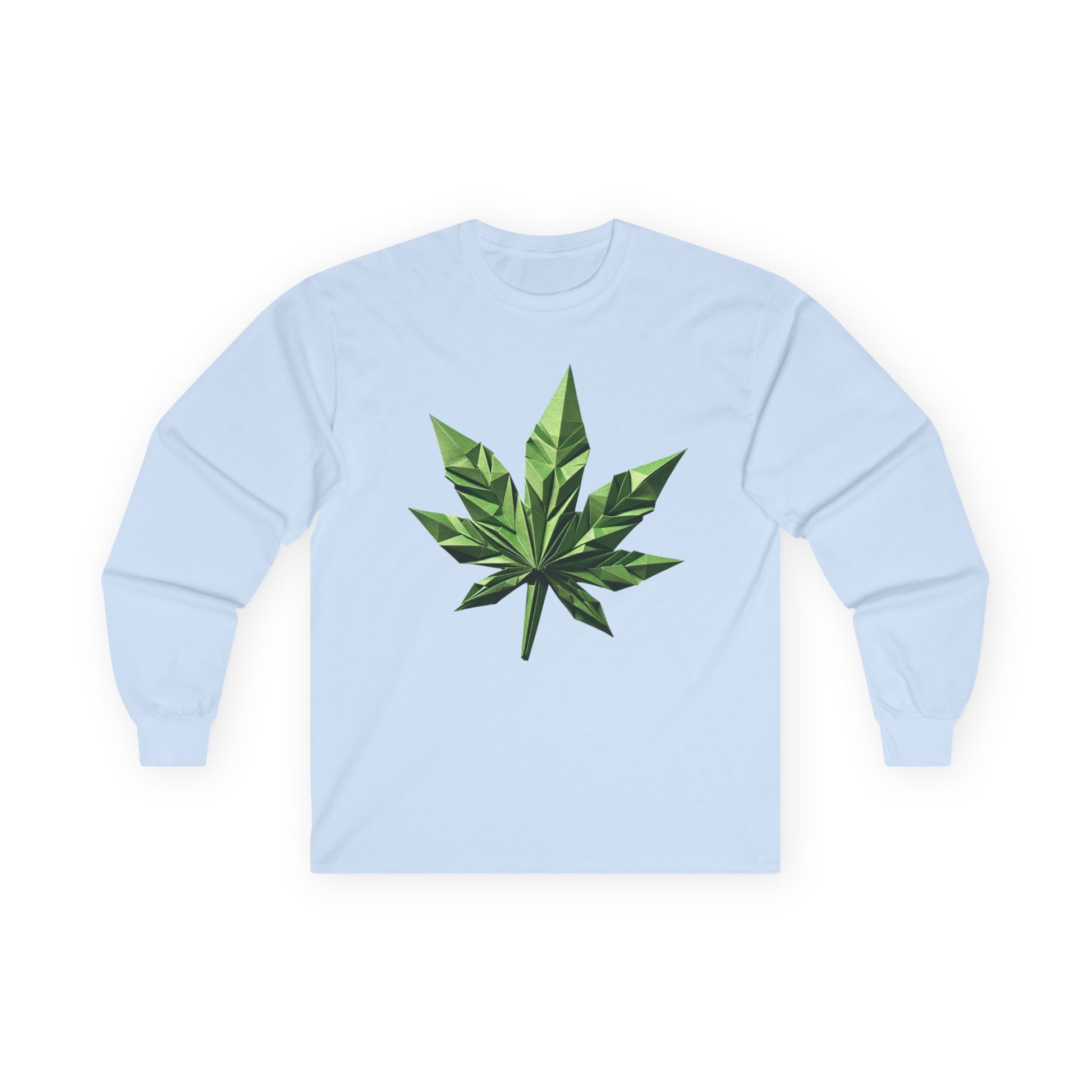 Marijuana Weed Leaf Long Sleeve Tee