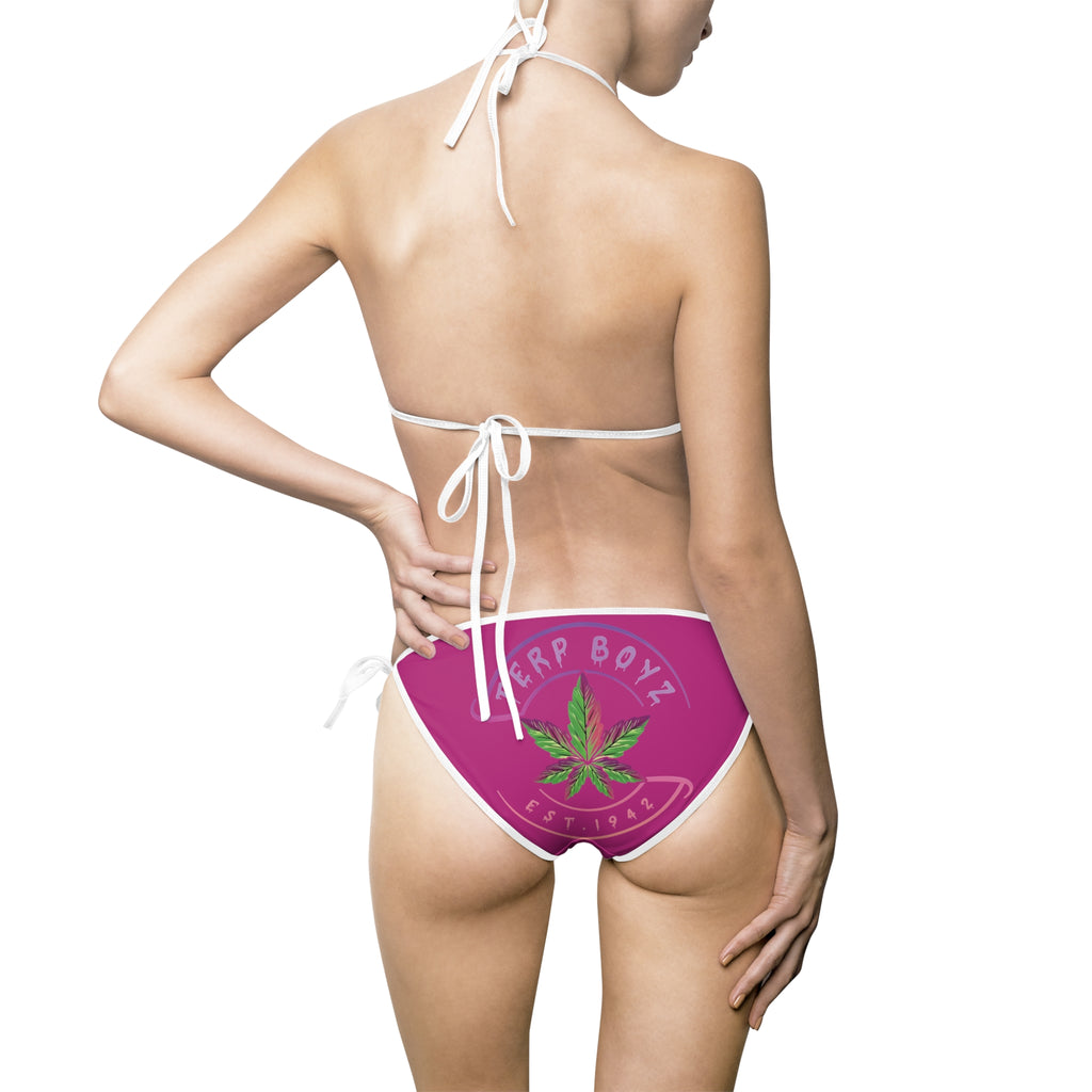 Women's Bikini Swimsuit (Pink)