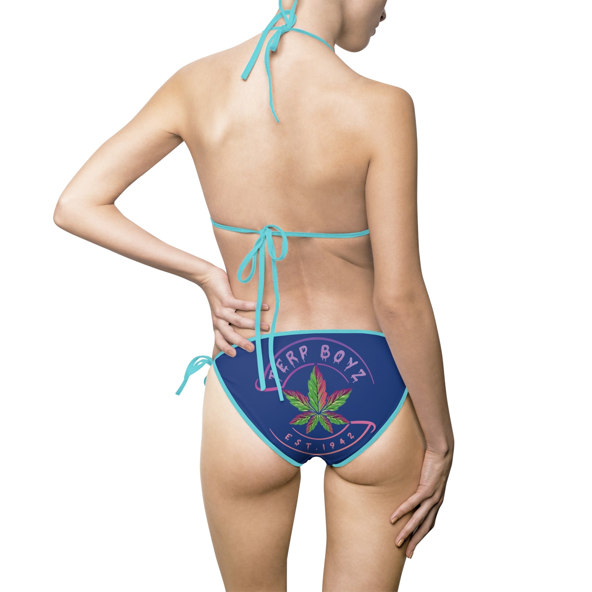 Women's Bikini Swimsuit (Blue)