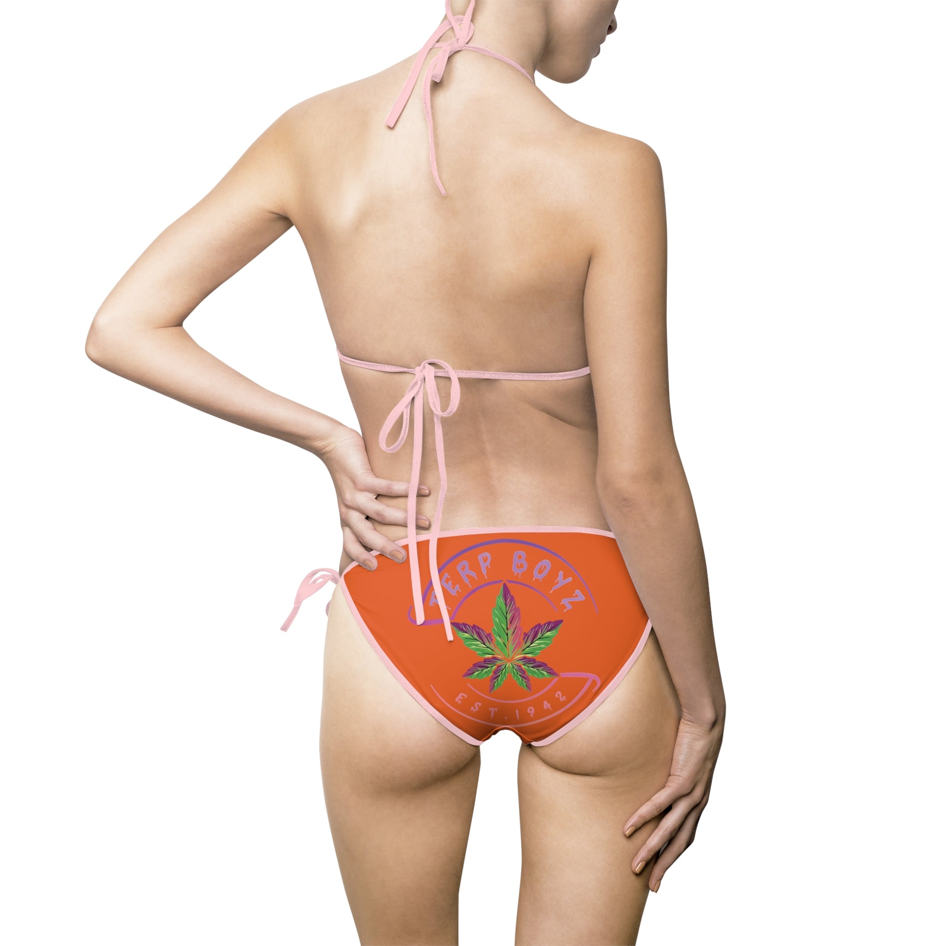 Women's Bikini Swimsuit (Orange)